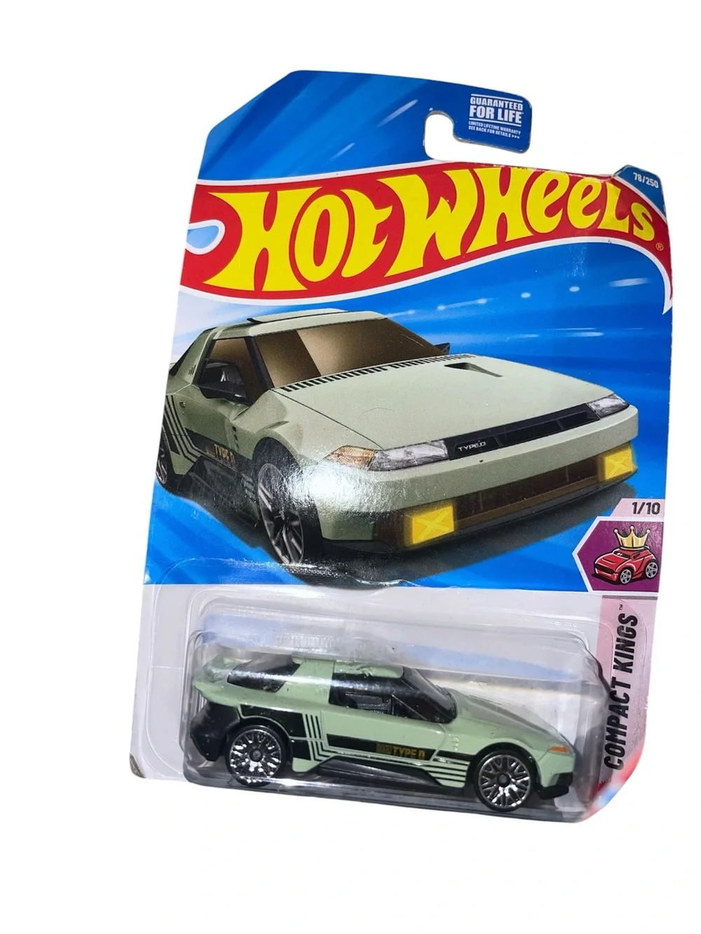 Hot Wheels die-cast cars still sealed in original packaging with 6 car case